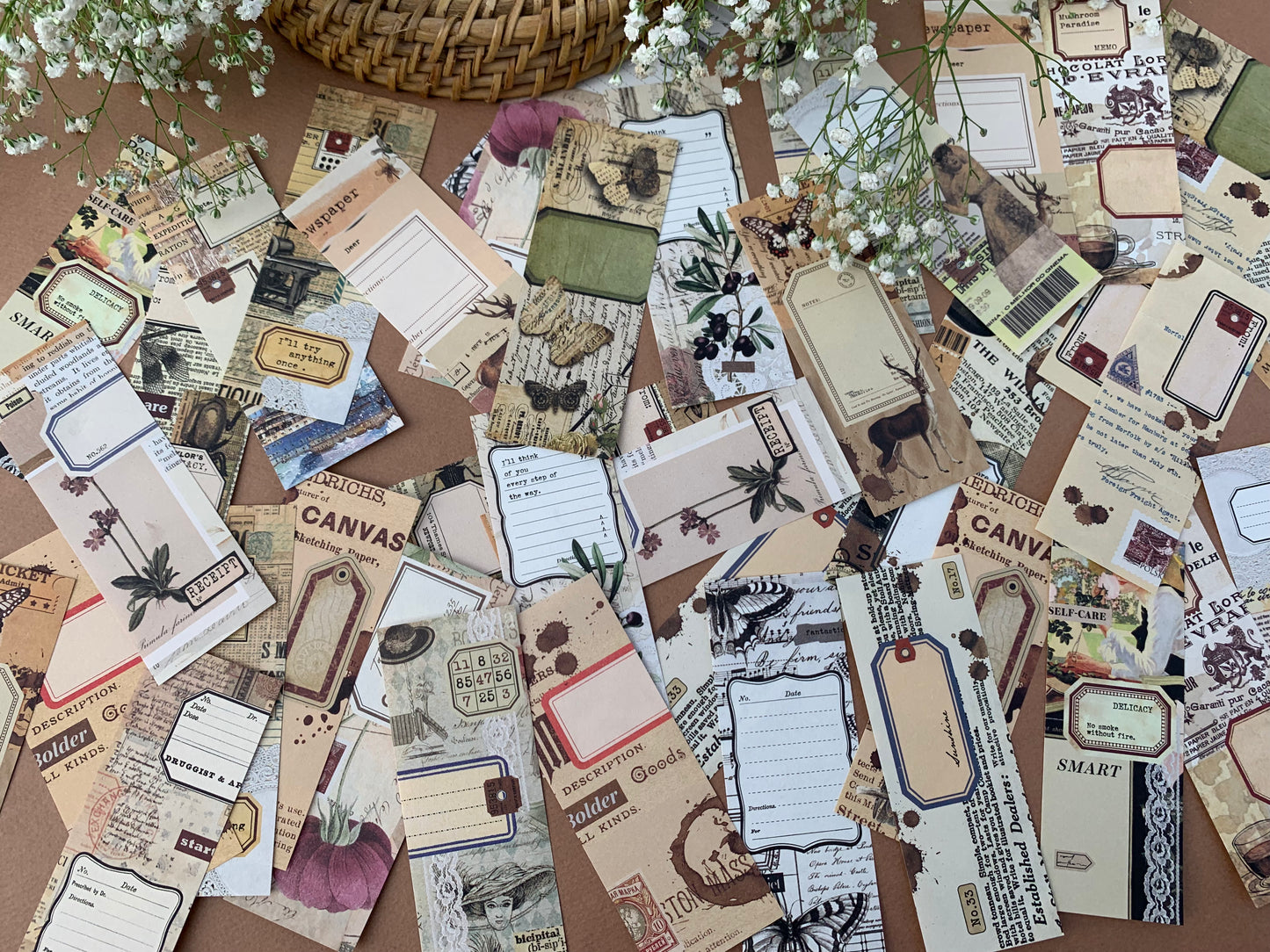 Vintage Note Paper Set