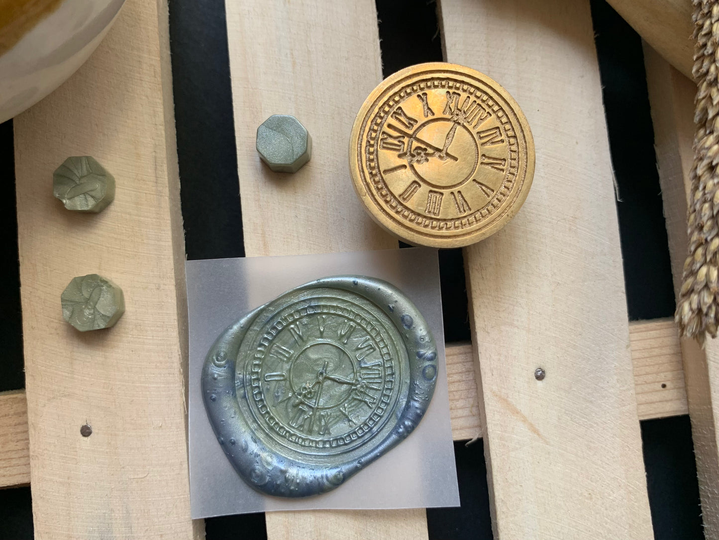 Wax Seal Stamp - Vintage Clock