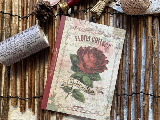 Large Vintage Booklet - Rose