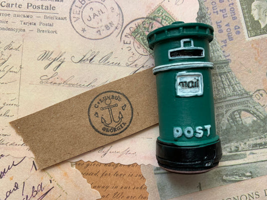 Mail Box Stamp - Green