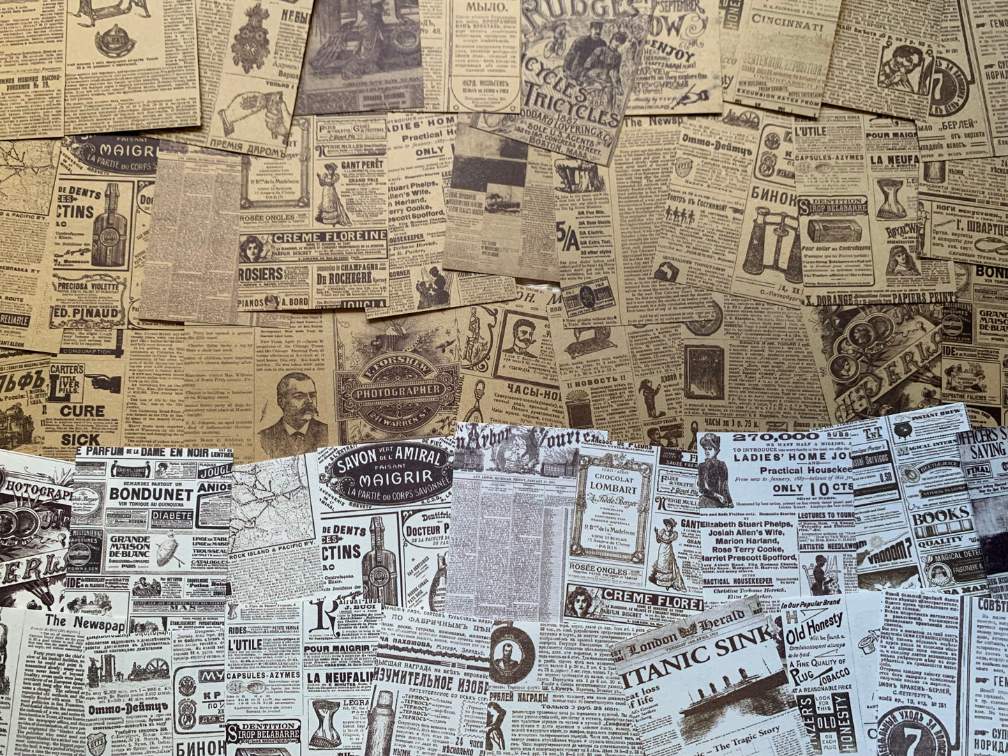 Set of 100 papers - Vintage