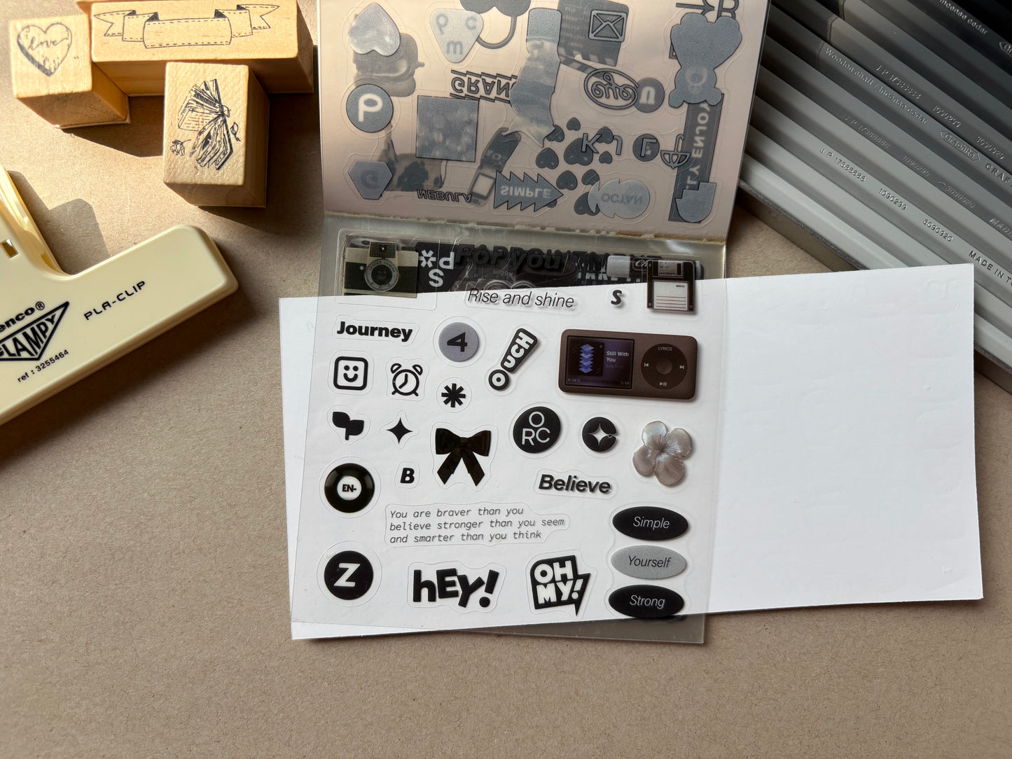 Cool Stickers Booklet - Black