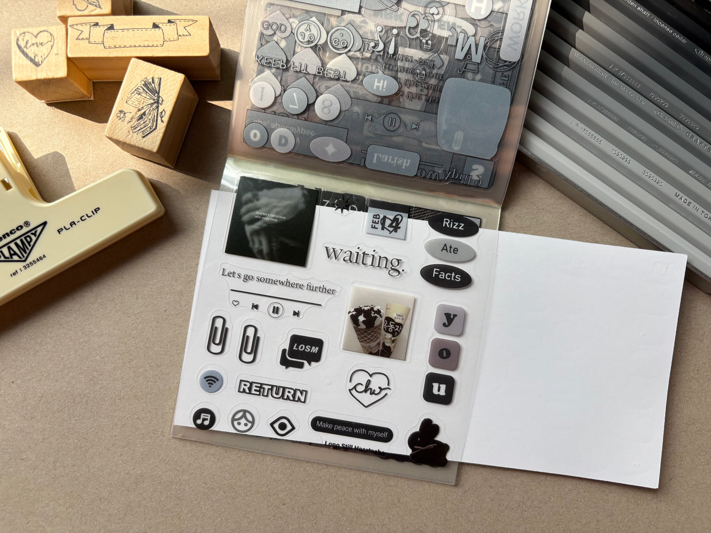 Cool Stickers Booklet - Black