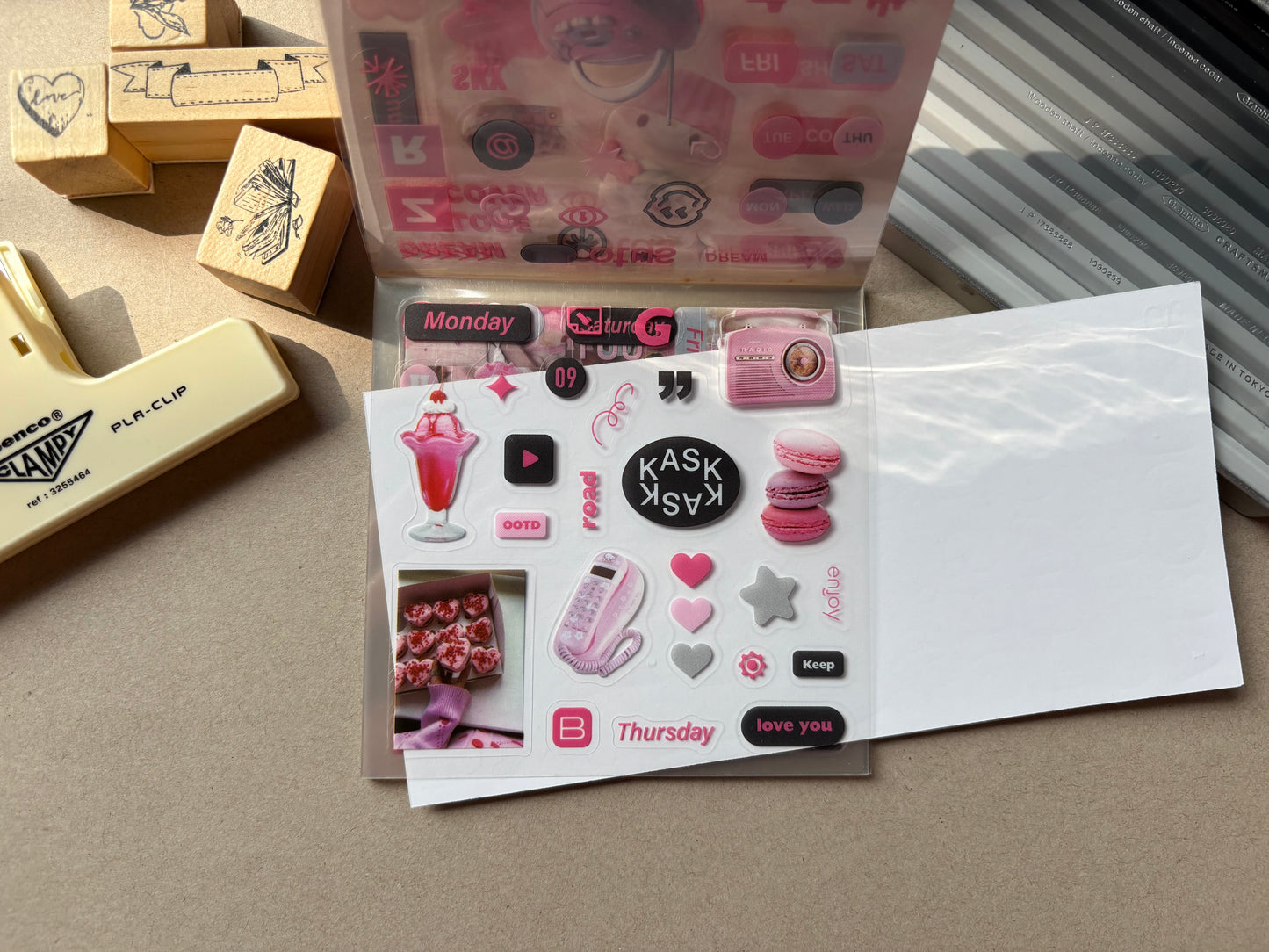 Cool Stickers Booklet - Pink