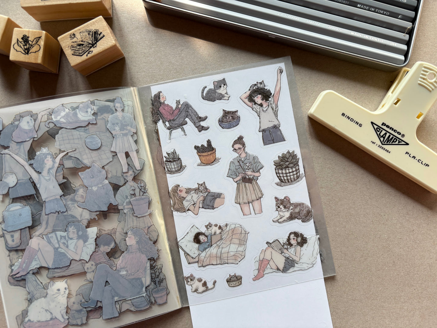 Cute Girl Booklet - Pink