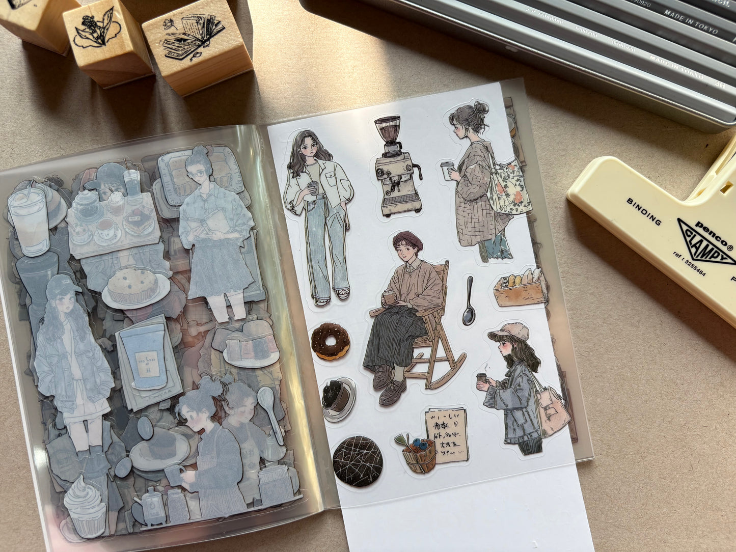 Cute Girl Book - Beige