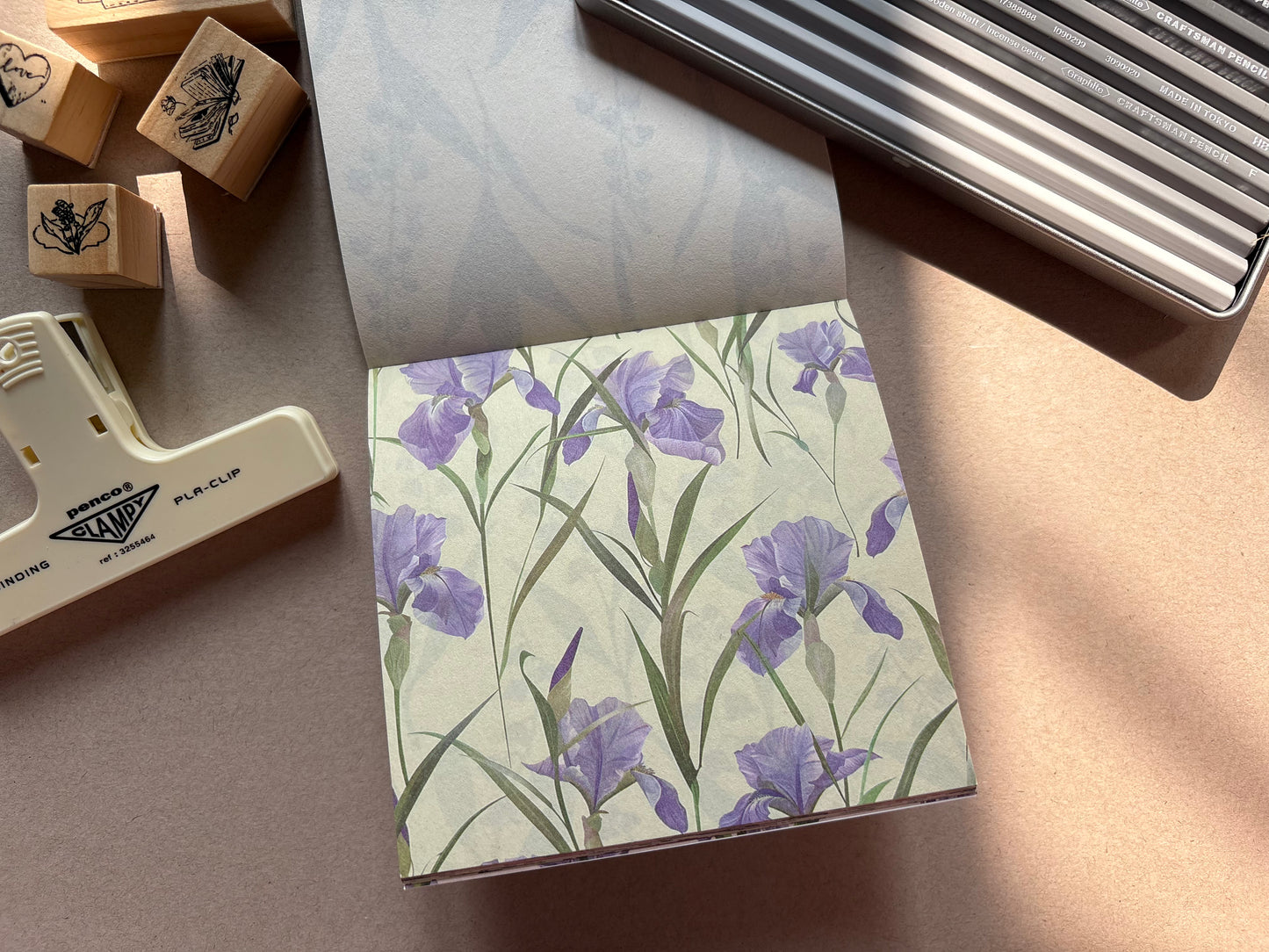 Floral Prints Booklet - Green