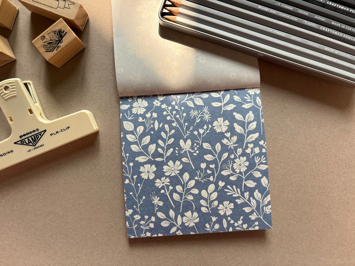 Floral Prints Booklet - Purple