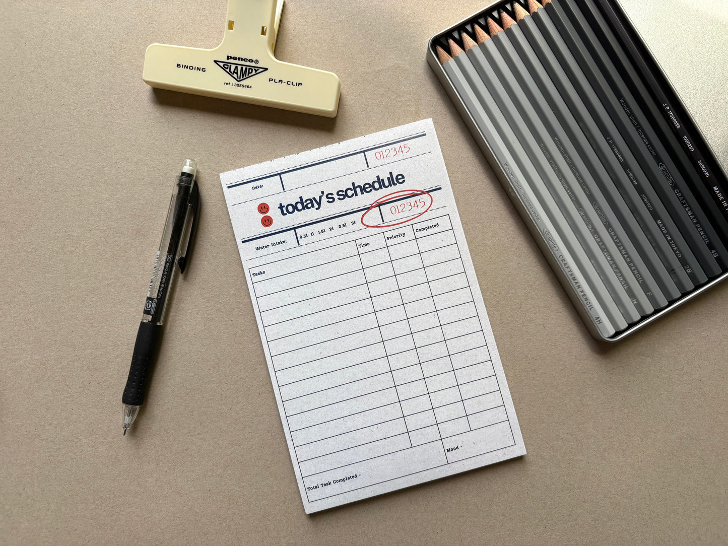 Daily Schedule Notepad