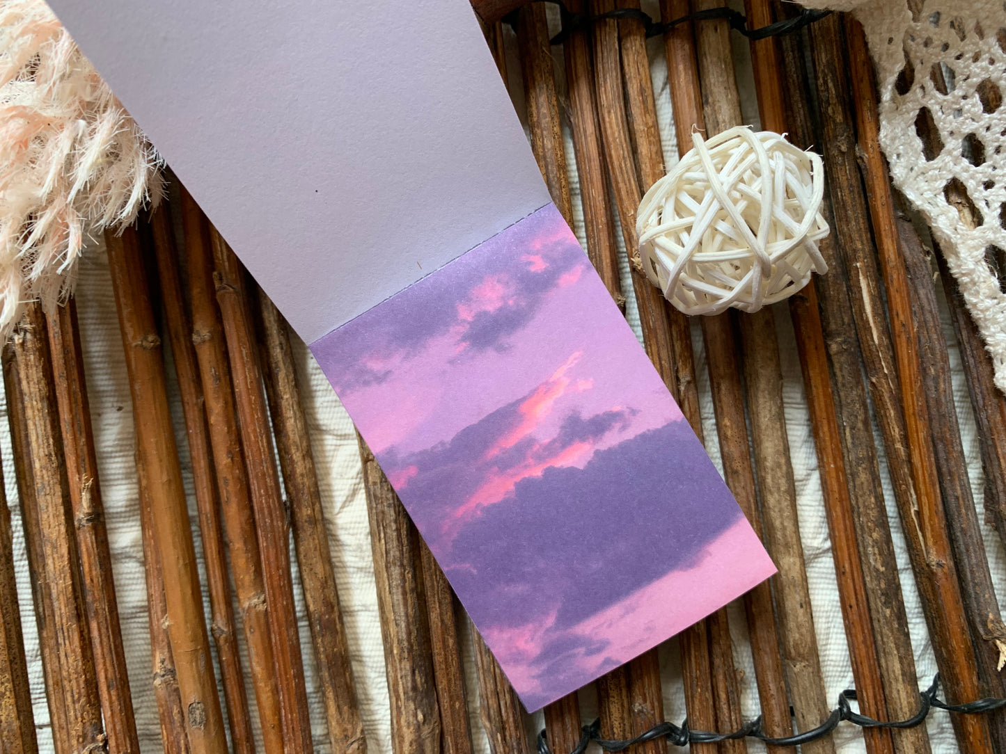 Mini Nature Sticker Booklet - Purple