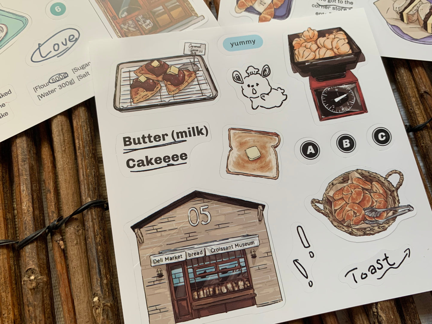 Cute Sticker Set - Food