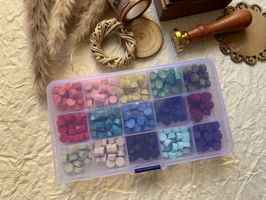 Wax Beads Box - 15 colours
