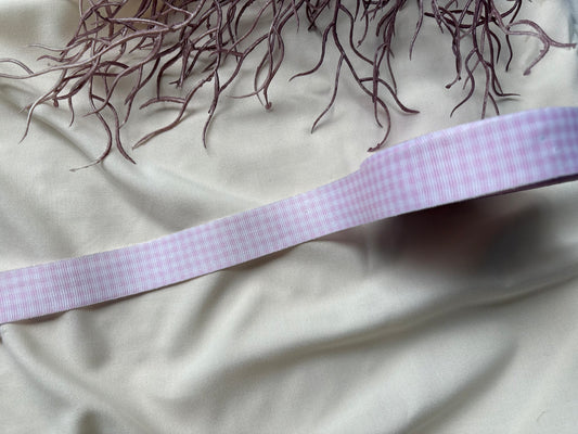 Pretty Gingham Lace - Pink