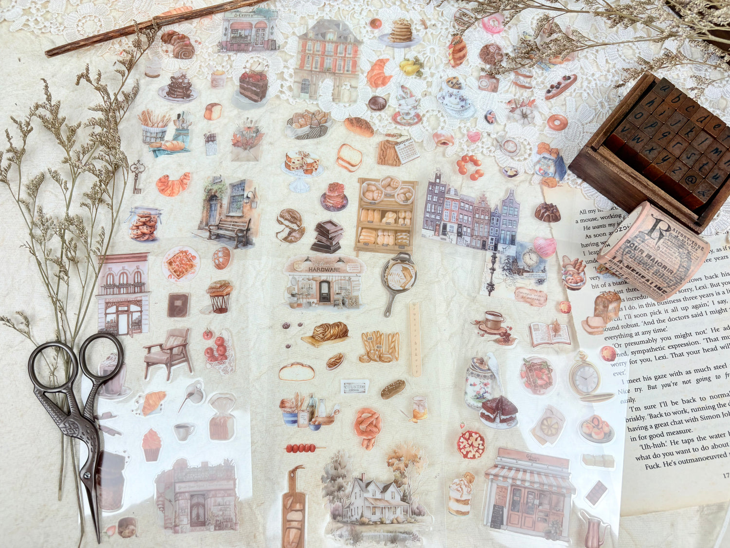 Cottage Core Sticker Set – BRWN