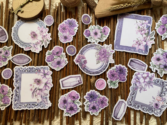 Garden Sticker Set - Purple