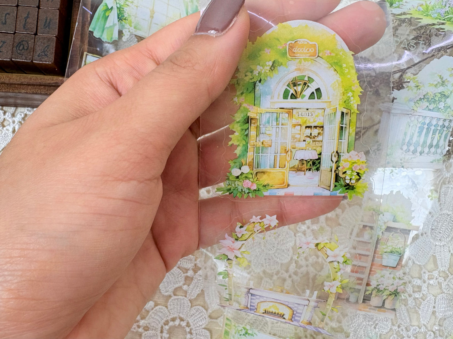 Cottage Core Sticker Washi Tape Set - 2