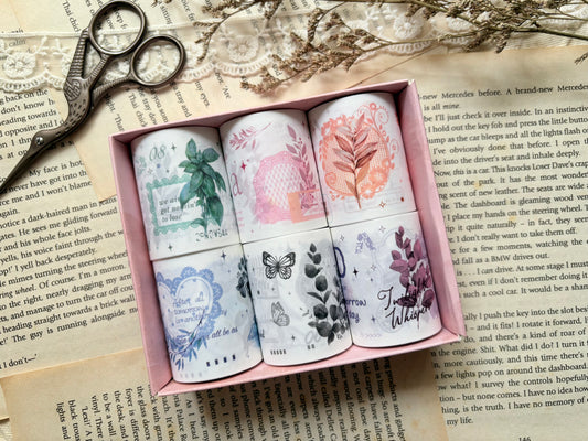 Girly Paper Washi Tape Set
