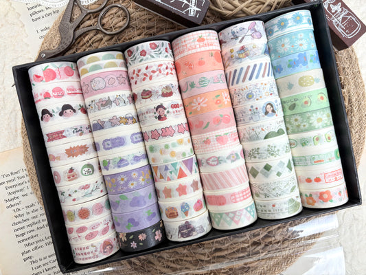 Set of 60 Washi Tapes Box