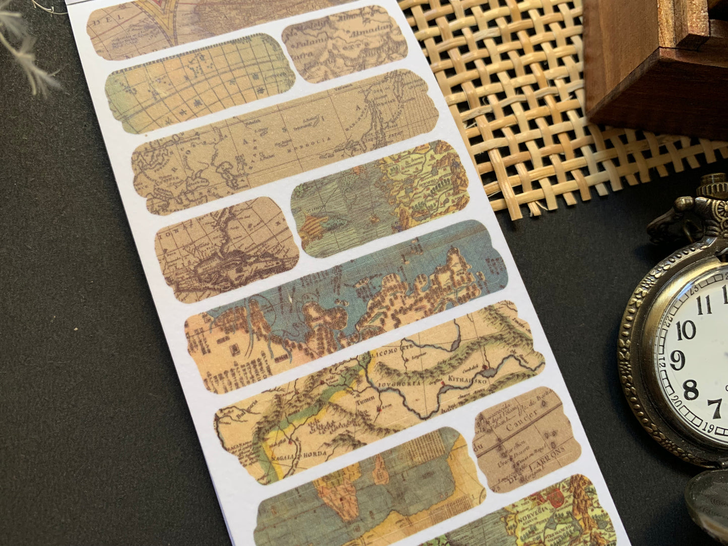 Sticker Strip Booklet - Maps
