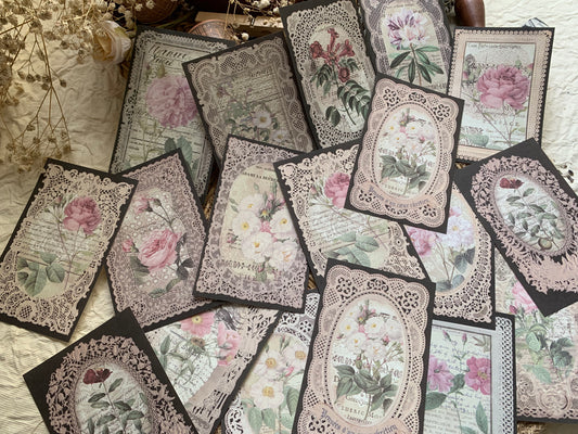 Floral Lace Paper Set