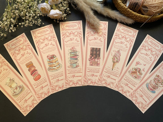 Long Aesthetic Cards - Pink