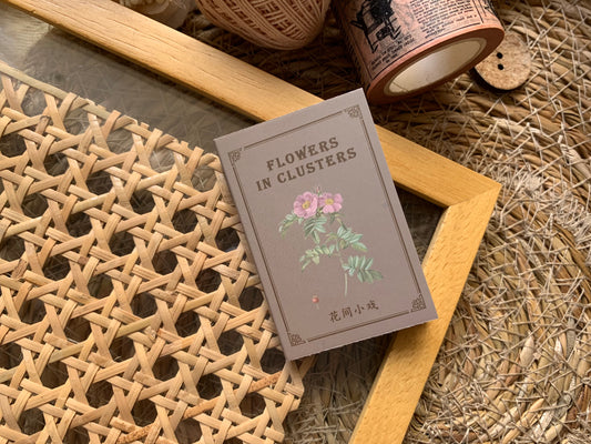 Flowers in Cluster - Vellum Booklet