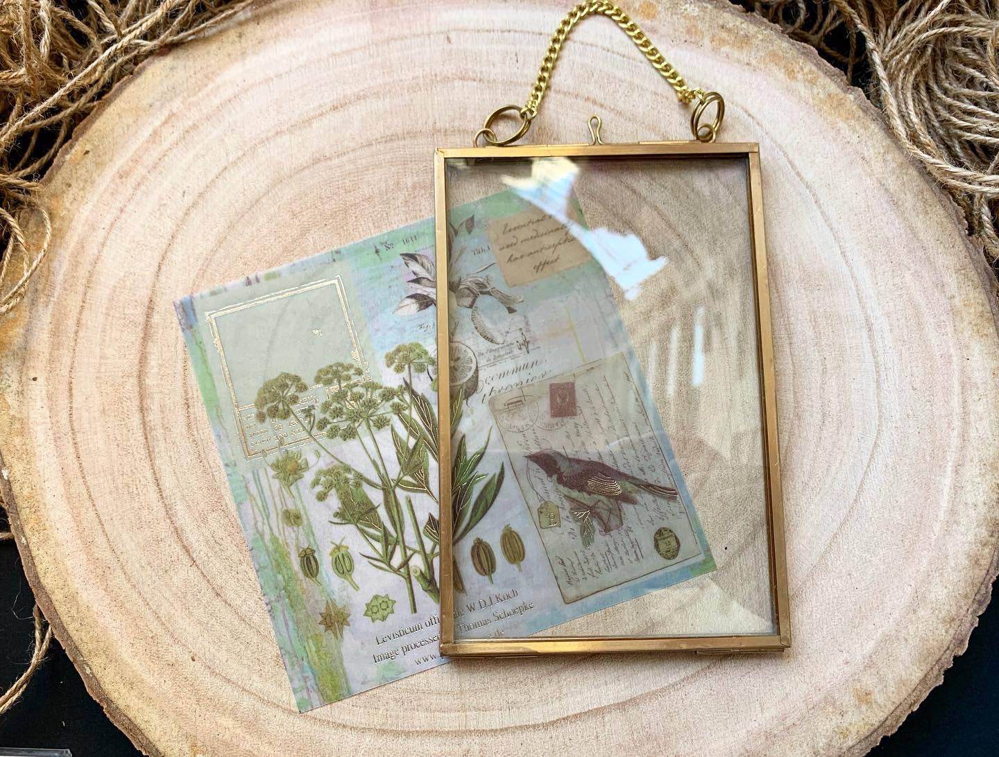 Vintage Glass Frame - Rectangle/ Square/ Small Square