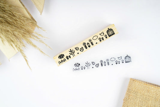 Wooden Border Stamps