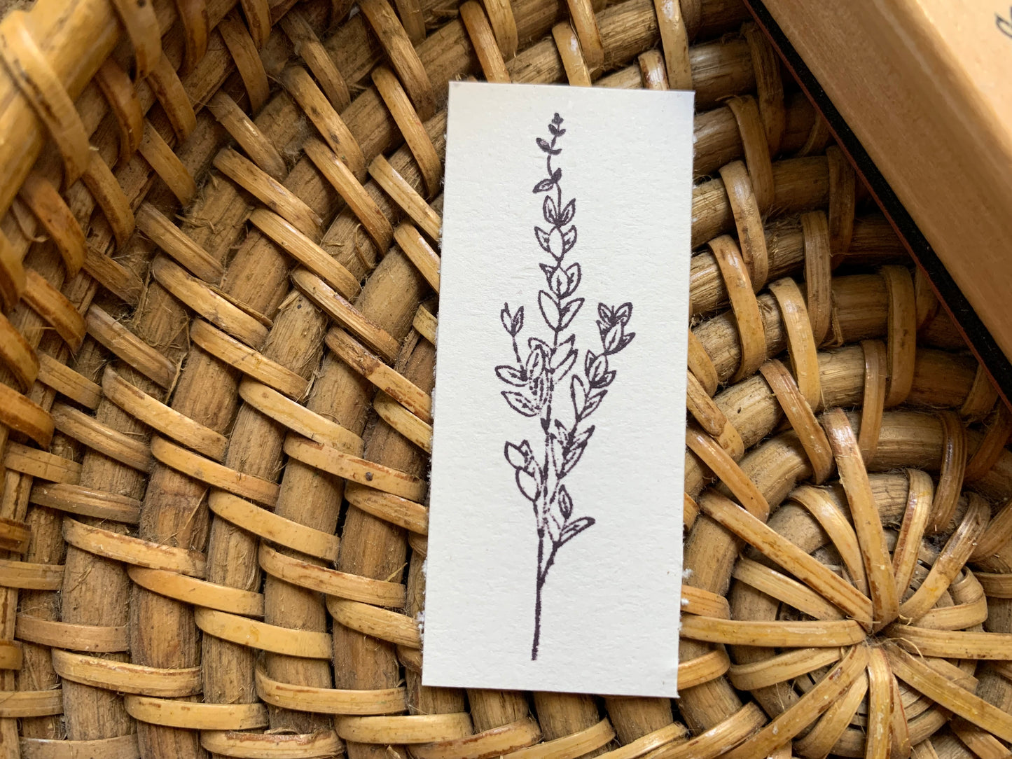 Wooden Stamp - Botanical 1