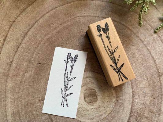 Wooden Stamp - Botanical 4