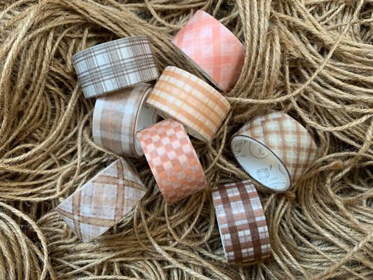 Aesthetic Brown Washi Tapes