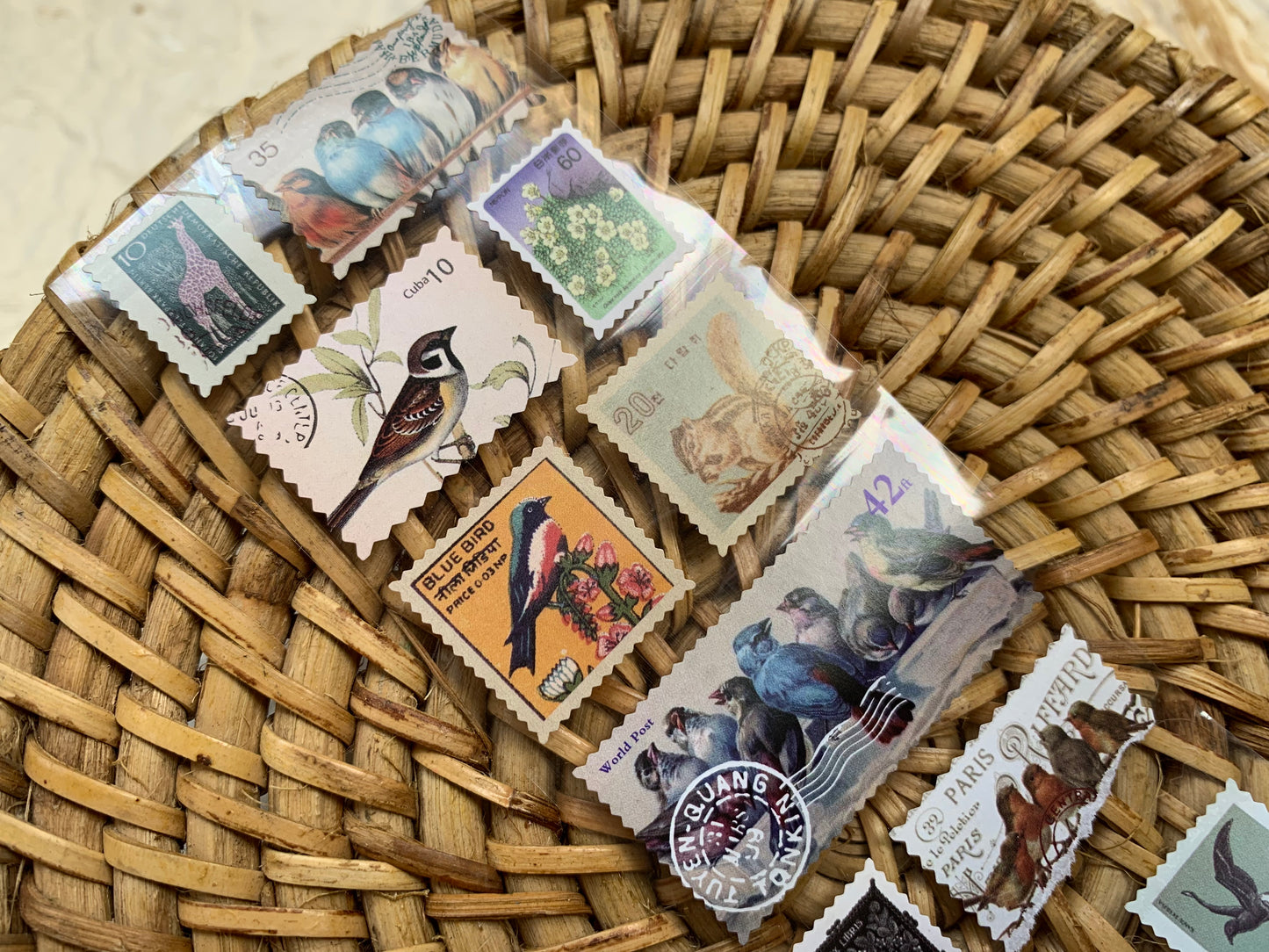 Post Stamp Tape - Birds
