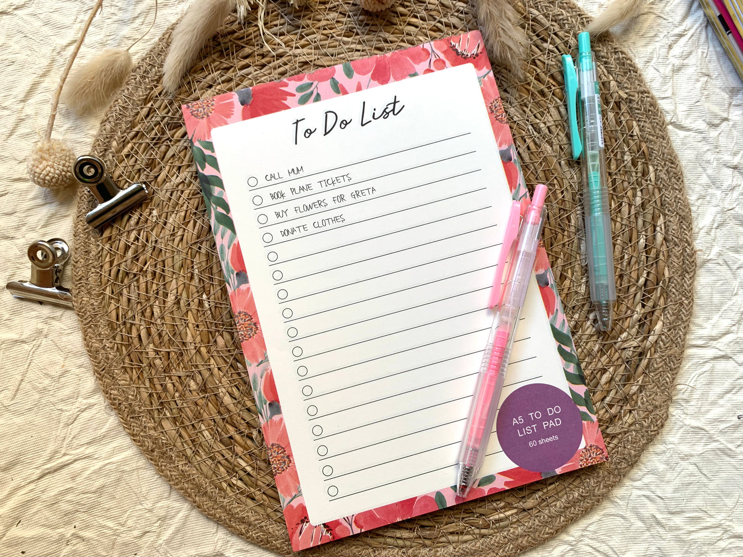 To-Do Note Pad