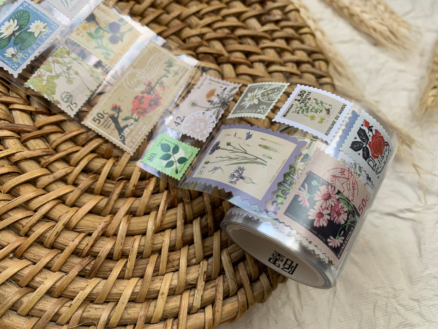 Post Stamps Tape - Floral