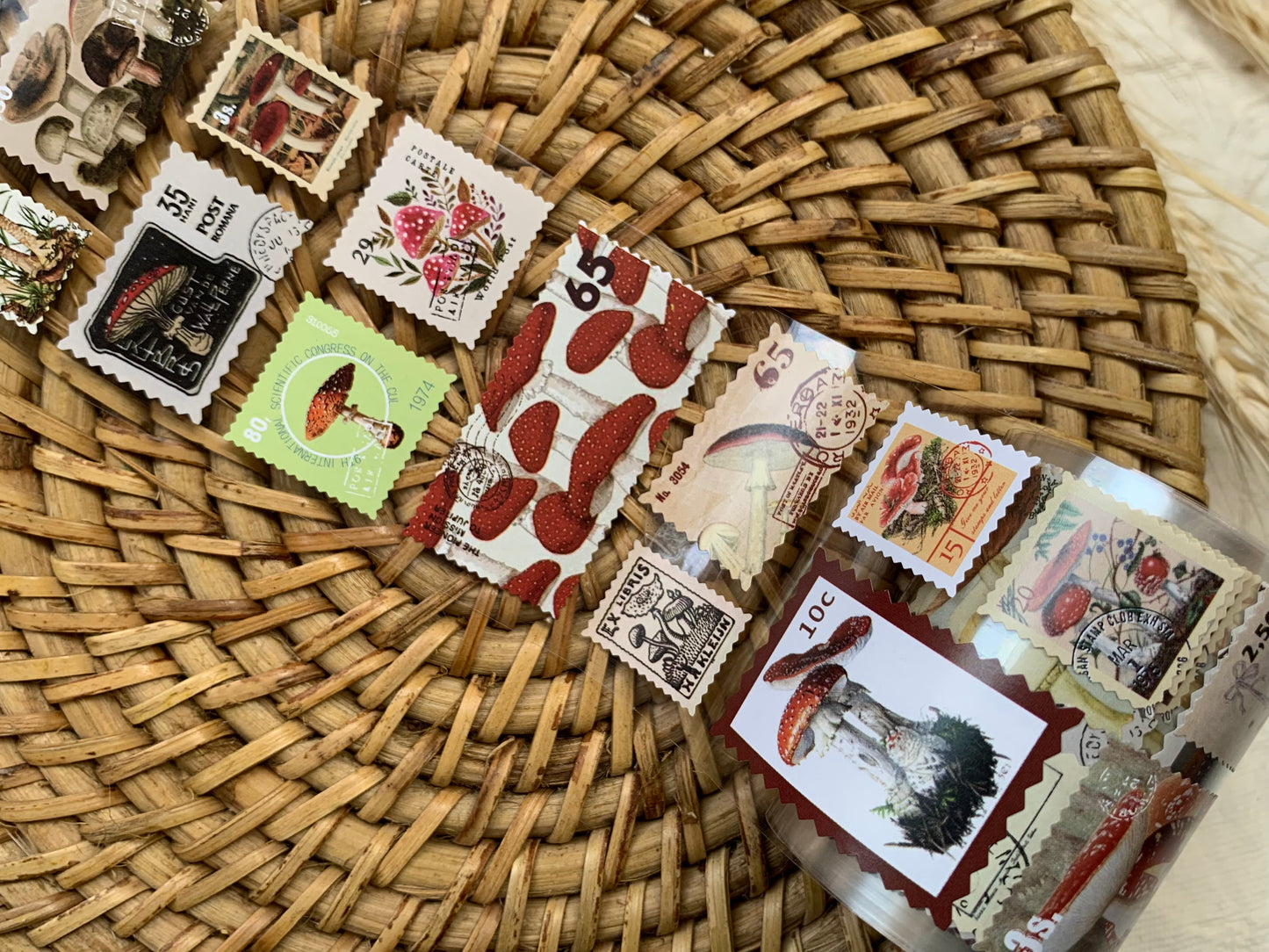 Post Stamp Tape - Mushroom