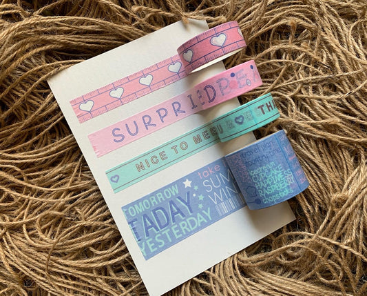 Quote and Words Washi Tapes