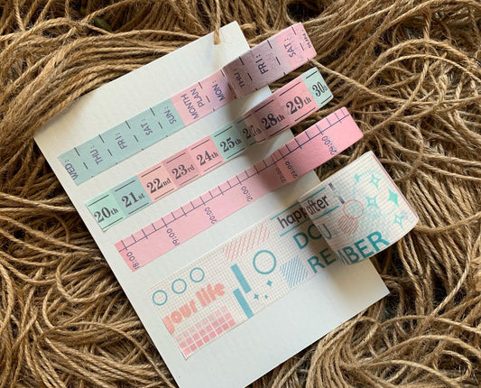 Pastel Planner Washi Tapes
